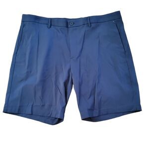 Theory Flat Front Shorts Size 40 Navy Blue New